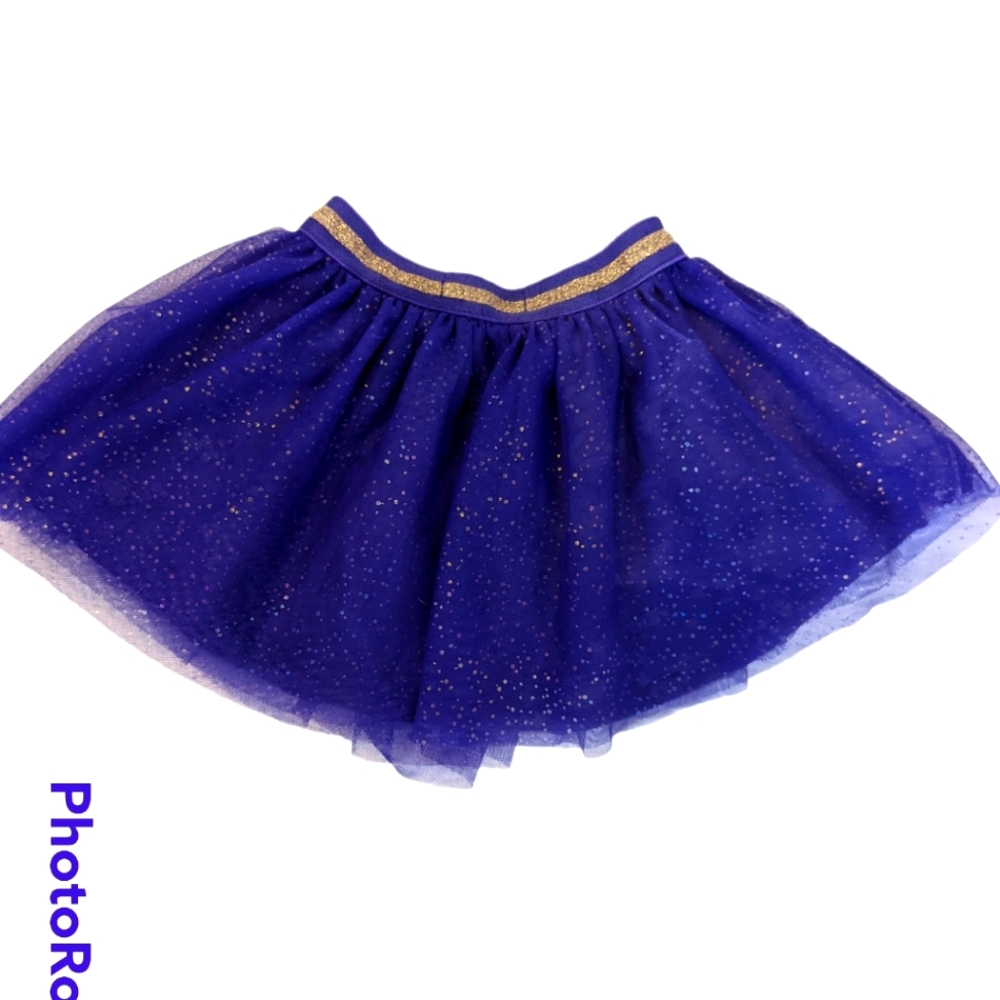 Epic Threads girl's tutu size 2t purple and gold sparkle